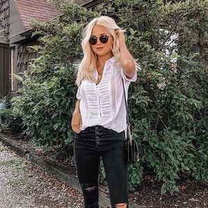 COPY - Button Front Tie Top